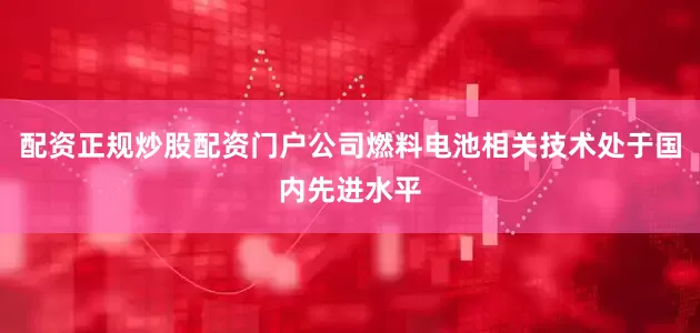 配资正规炒股配资门户公司燃料电池相关技术处于国内先进水平
